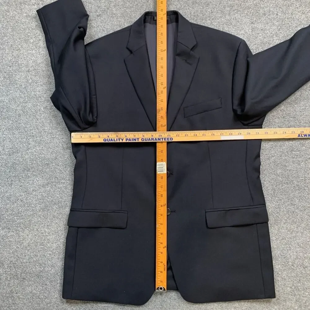 Lauren Ralph Lauren Blazer Mens 44R Dark Navy Wool 2 Button Notch Lapel LRL